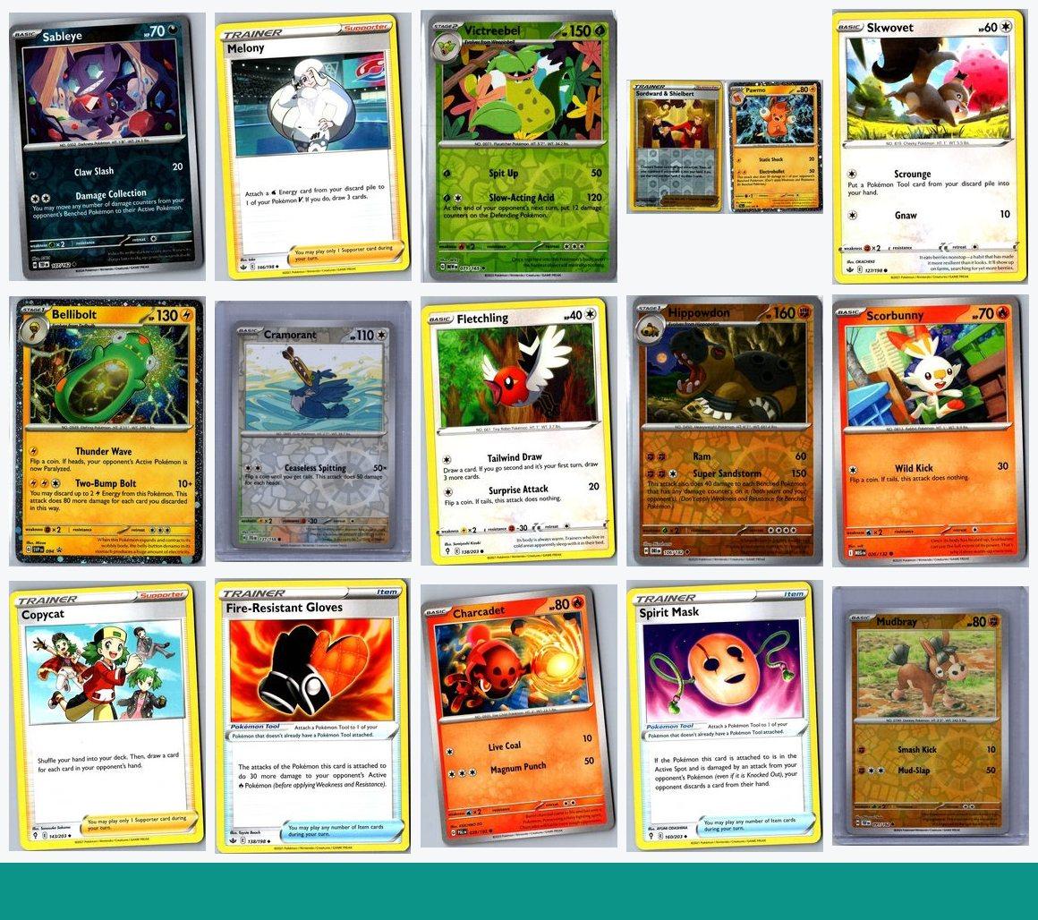 Pokémon Grab Bag 2 — 102-card bulk lot - sample of the cards in this lot