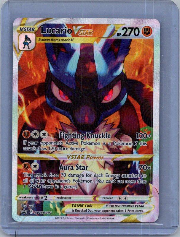 Lucario VSTAR - SWSH: Sword & Shield Promo Cards SWSH291 front scan