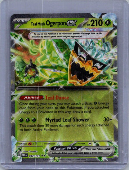 Teal Mask Ogerpon ex Double Rare SV: Prismatic Evolutions 012/131 NM