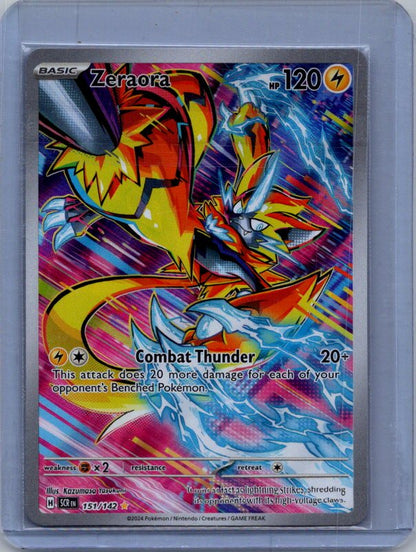 Zeraora - Illustration Rare SV07: Stellar Crown 151/142 NM