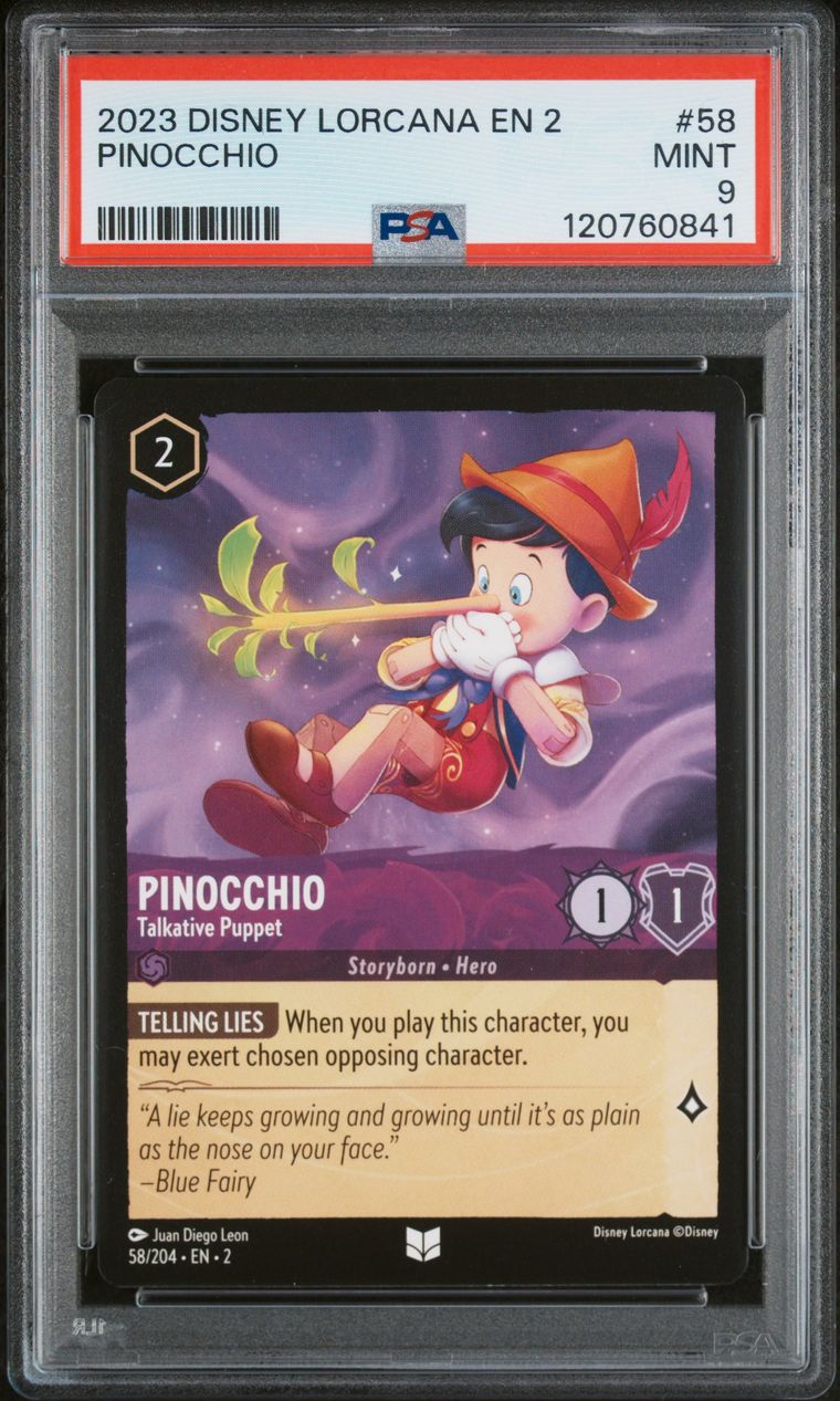 Pinocchio - Talkative Puppet #32 PSA 9