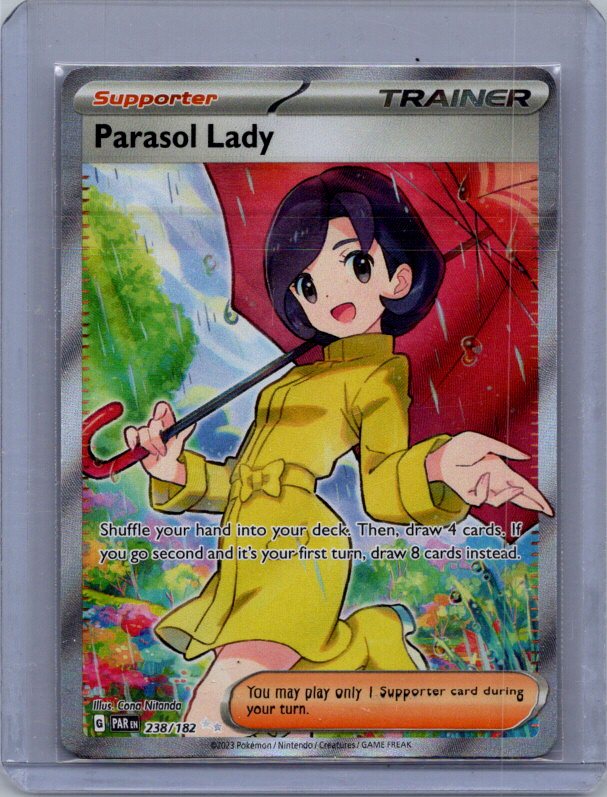 Parasol Lady - Ultra Rare SV04: Paradox Rift 238/182 NM